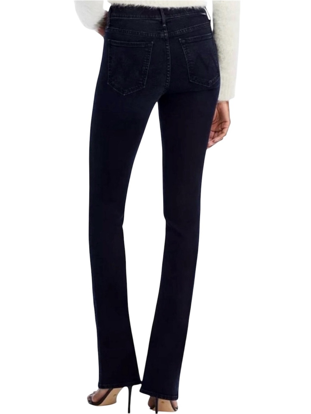 MOTHER The Runaway Denim Jean High Rise in Night in Venice Black Size 34 - Picture 2 of 11